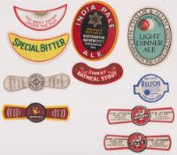 Beer labels and stoppers, a mixed selection of 2 vertical oval beer labels, Challis & Allen,
