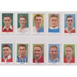 Cigarette cards, Hill's, two sets, Famous Footballers (Coloured, with address, 50 cards) & Famous