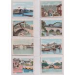 Cigarette cards, China, Anon, Chinese Bridges, 'M' size, plain backs, ref ZK1-1 (gd)