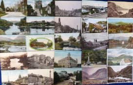Postcards, Ireland, a collection of approx. 90 cards, mostly printed, various locations inc.