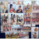 Postcards, Military, a Harry Payne illustrated military selection of 16 cards inc. set of 6 'The