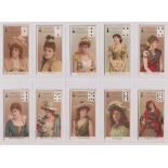 Cigarette cards, Wills, Actresses (Brown Back, P/C inset) (set, 52 cards) (gd/vg)