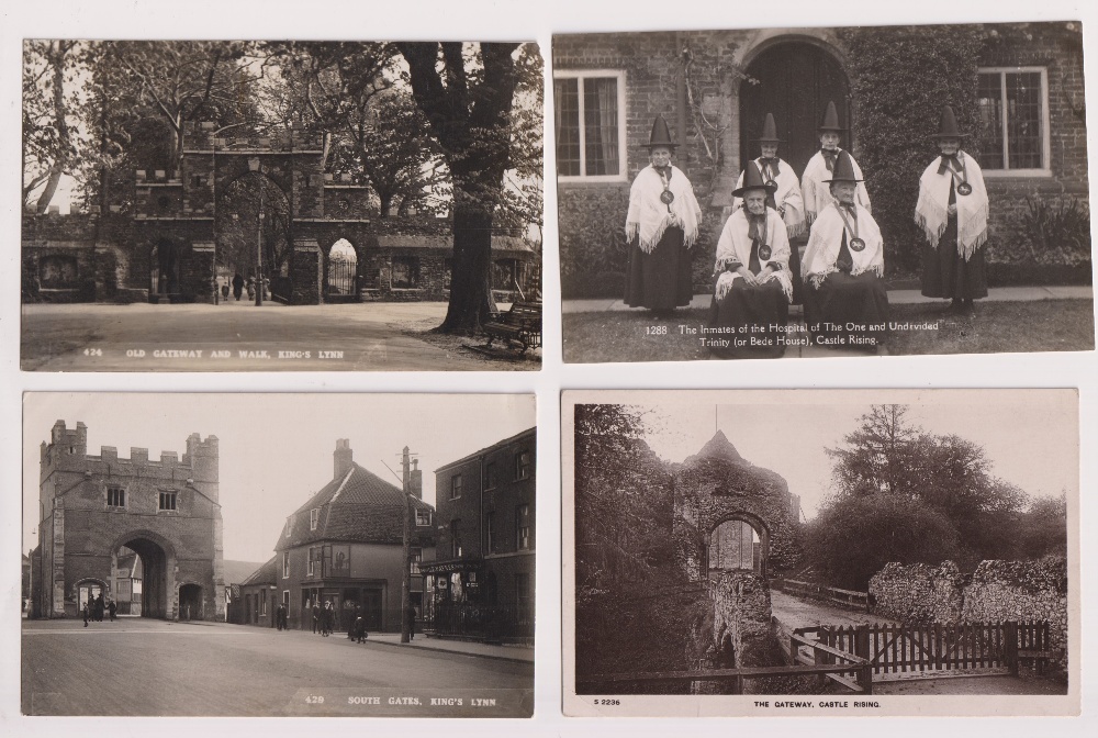 Postcards, Norfolk, collection of 100+ cards in modern album, RP's & printed inc. street scenes, - Image 5 of 7
