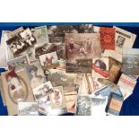 Ephemera, a collection of 160+ late 19thC/early 20thC items to include photographs (fire brigade,