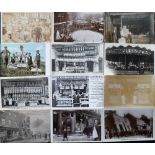 Postcards, Social History, a social history mix of 20 cards with RPs of Keswick Convention, Goose
