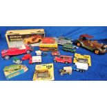 Model Vehicles, 14 model vehicles to include Franklin Mint Rolls Royce Silver Ghost and Mercedes