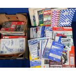 Football programmes, a collection of 300+ programmes, mostly 1960's onwards, wide range of clubs