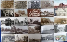 Postcards, a mixed, mainly UK topographical selection of approx. 79 cards with RPs of Market Place