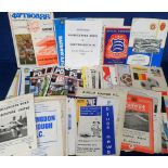 Football programmes, a collection of approx. 150 programmes late 1950's onwards inc. 30+ Foreign