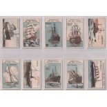Trade cards, Edmondson's, British Ships (set, 20 cards, vg, plus 1 duplicate) plus 14 other cards,