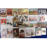 Postcards, a collection of approx. 100 product advertising cards, inc. a few trade cards for Puritan