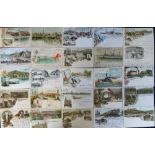 Postcards, a good Gruss Aus collection of approx. 55 cards, with 38 German towns and cities mostly