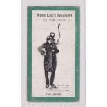 Cigarette card, Lea's, More Lea's Smokers (Green border), type card 'The Actor' (slight edge wear,