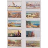 Cigarette cards, Smith's, Holiday Resorts (set, 25 cards) (gd/vg)