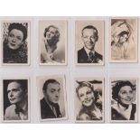 Cigarette cards, North Africa, Egypt, Athanassacopoulo Bros, Film Star Series, 'M' size, back '