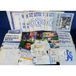 Football memorabilia, Chelsea FC, selection of items, a collection of 50+ 'Chelsea Blue'