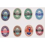 Beer labels, Wadworth's, Devizes, a selection of 8 vertical ovals, all 71mm high, Special Double