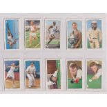 Cigarette cards, Ogden's, Champions of 1936 (set, 50 cards) inc. Jesse Owens (mostly vg)