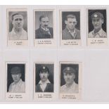 Trade cards, Barratt's, Cricketers, Footballers & Football Teams, 7 cards all Surrey Cricket, Ducat,