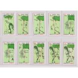 Cigarette cards, Golf, two sets, Churchman's Can You Beat Bogey at St Andrews? (55 cards) & Wills,