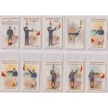 Cigarette cards, Wills, two sets, Overseas issue Semaphore Signalling (30 cards, one with slight