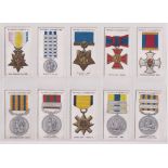 Cigarette cards, Mitchell's, Medals (set, 25 cards) (gd/vg)