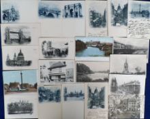 Postcards, a collection of approx. 140 early undivided back cards, all UK views and mostly London
