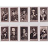 Cigarette cards, USA, ATC, Boer War, Series A (Numbered) (set, 25 cards) (gd)