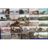 Postcards, Kent, a collection of approx. 140 cards, RP's & printed, various locations inc.