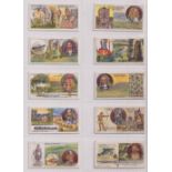 Cigarette cards, Smith's, Battlefields of Great Britain (set, 50 cards, mixed backs) (mostly vg)