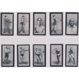 Cigarette cards, Cohen, Weenen & Co, Famous Boxers (Green back) (set, 25 cards) includes two