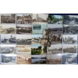 Postcards, Topographical, an assortment of approx. 78 printed cards and RPs inc. Hampshire,