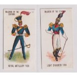 Cigarette cards, Hudden's, Soldiers of the Century, two cards, nos 43 & 47 (gd) (2)