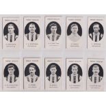Cigarette cards, Taddy, Prominent Footballers (with footnote), Northampton (set of 15 cards) (some