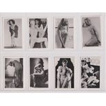Cigarette cards, Raymond Revuebar, Striptease Artistes, 'M' size (set, 25 cards) (vg)
