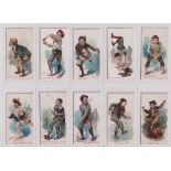 Cigarette cards, USA, Duke's, The Terrors of America & Their Doings (set, 50 cards) (22 with light