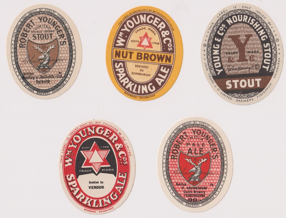 Beer labels, a selection of 10 vertical oval labels, Webbs, Welsh Ales, Strong Ale, Golden Barley - Image 2 of 2