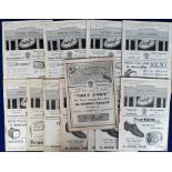Football programmes, Luton homes, a collection of 19 1950's programmes inc. Charlton FAC 51/52,