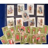 Trade Cards, CWS, Charles Dickens, a set of 9 cards 8 showing characters from Dickens stories and