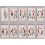 Cigarette cards, Churchman's, two sets, Boxing (25 cards, some with foxing) & Boxing