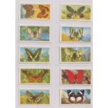 Trade cards, Brooke Bond, Rhodesian Issue, Butterflies of the World (set, 50 cards) (vg/ex)