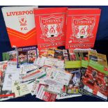 Football, Liverpool FC, a quantity of modern programmes inc. many youth and reserve team issues,