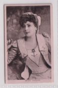 Cigarette card, Ogden's, Actresses Collotype (Printed back, shorter card), type card, Miss Evelyn (