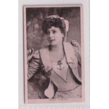 Cigarette card, Ogden's, Actresses Collotype (Printed back, shorter card), type card, Miss Evelyn (