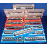 Model Railway, 16 carriages to comprise 5 Lima (W5449, W43671 x2, W16084, M86117), 5 Hornby (1805