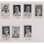 Trade cards, Barratt's, Cricketers, Footballers & Football Teams, 7 cards all Kent Cricket, Ames,
