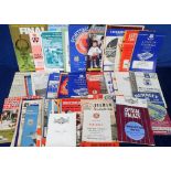 Football programmes, a collection of approx. 200 programmes 1960's onwards inc. League, Cup Games,