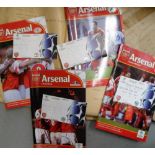 Football Programmes, Arsenal, comprehensive collection of home programmes for 2004/05, 05/06 & 06/07