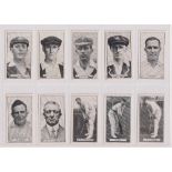 Cigarette cards, two sets, Morris Australian Cricketers (25 cards, some slight foxing, gd) & Ogden's