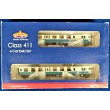 Model Railway, another Bachmann boxed Class 411 4 car EMU Set, BR blue and grey, scale 1:76/00 (